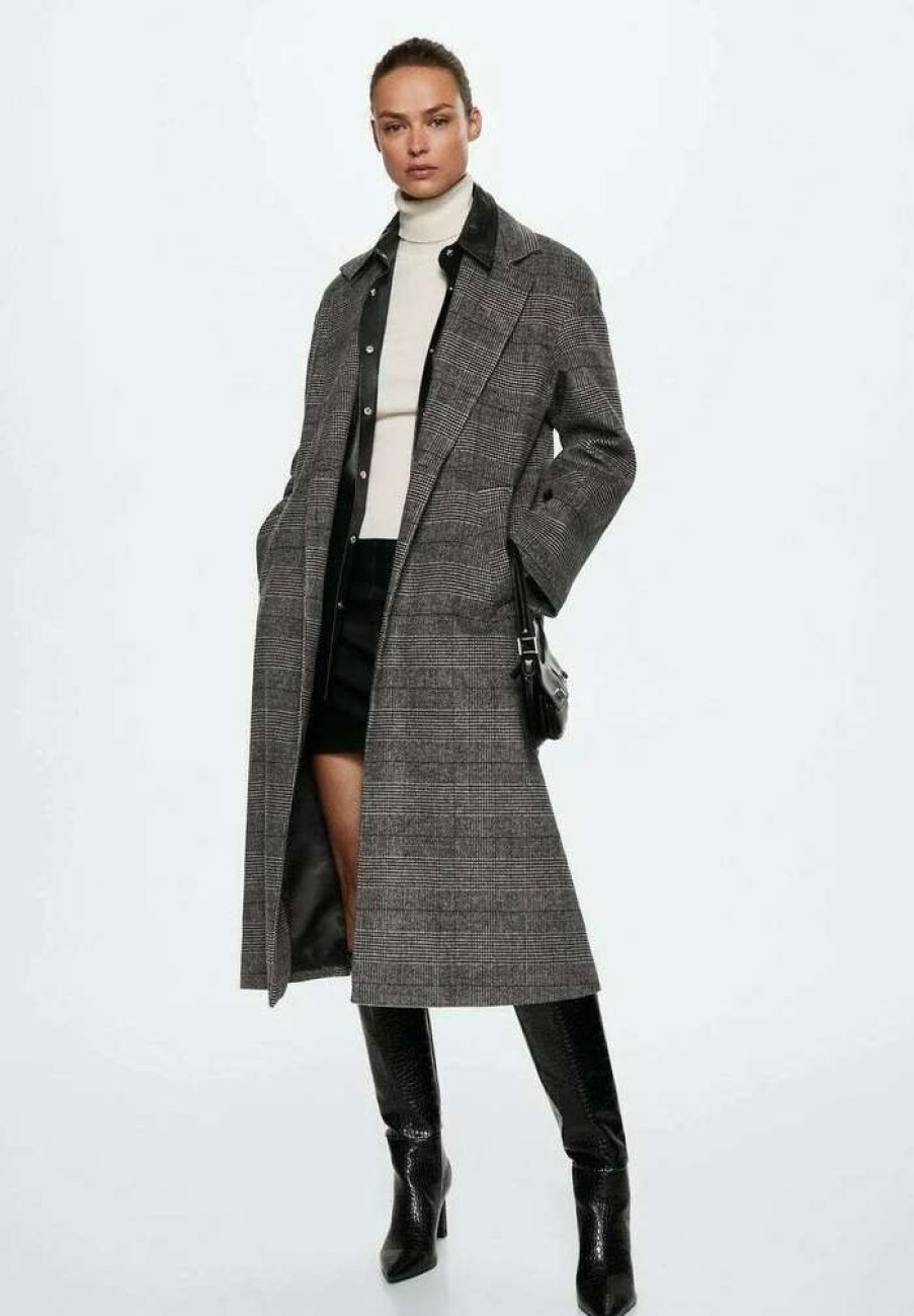 Clothing * | Mango Gauguin Classic Coat Grau