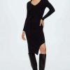 Clothing * | Mango Goletav Shift Dress Zwart