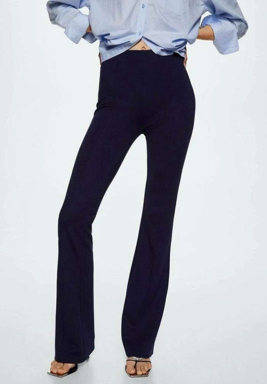 Clothing * | Mango Delfin Trousers Night Blue