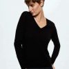 Clothing * | Mango Serranov Jumper Black