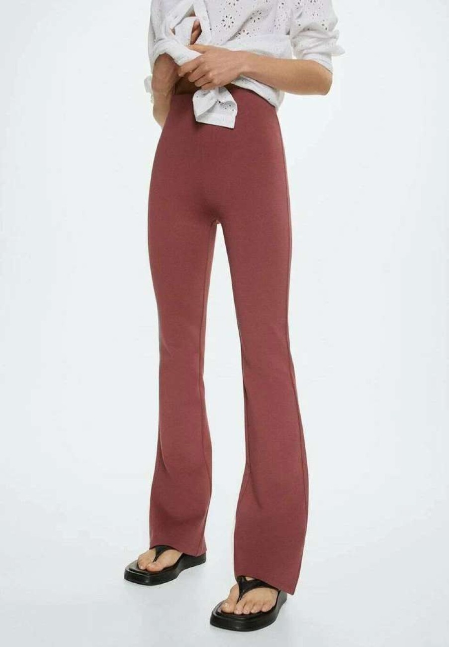 Clothing * | Mango Trousers Cerise