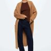 Clothing * | Mango Ringo Classic Coat Camel