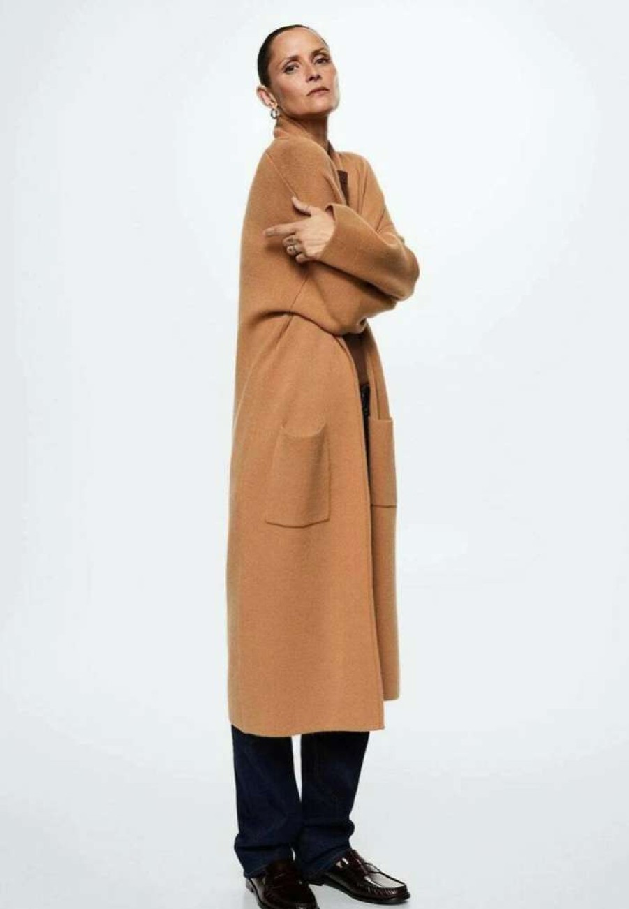 Clothing * | Mango Ringo Classic Coat Camel