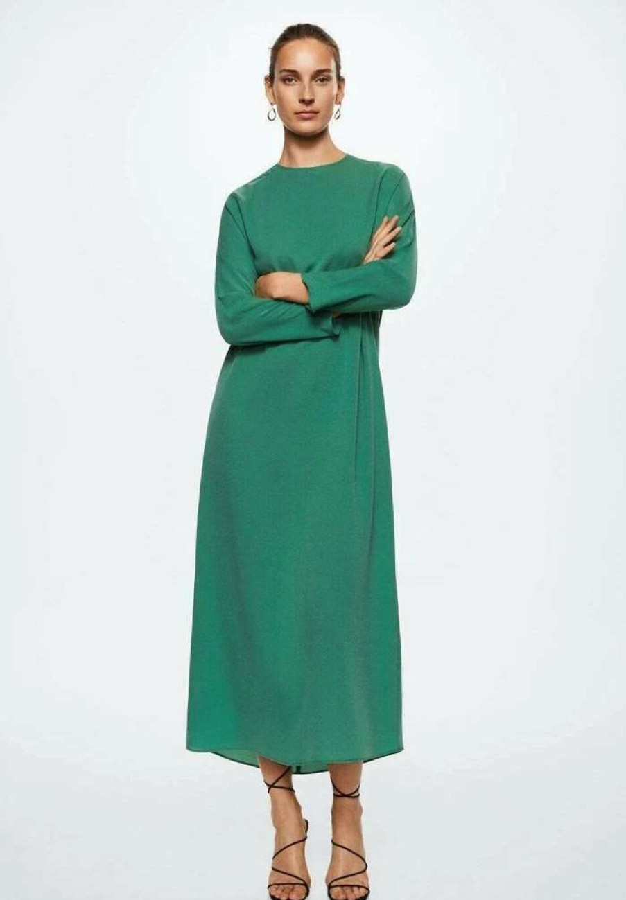 Clothing * | Mango Esmerald A Maxi Dress Groen