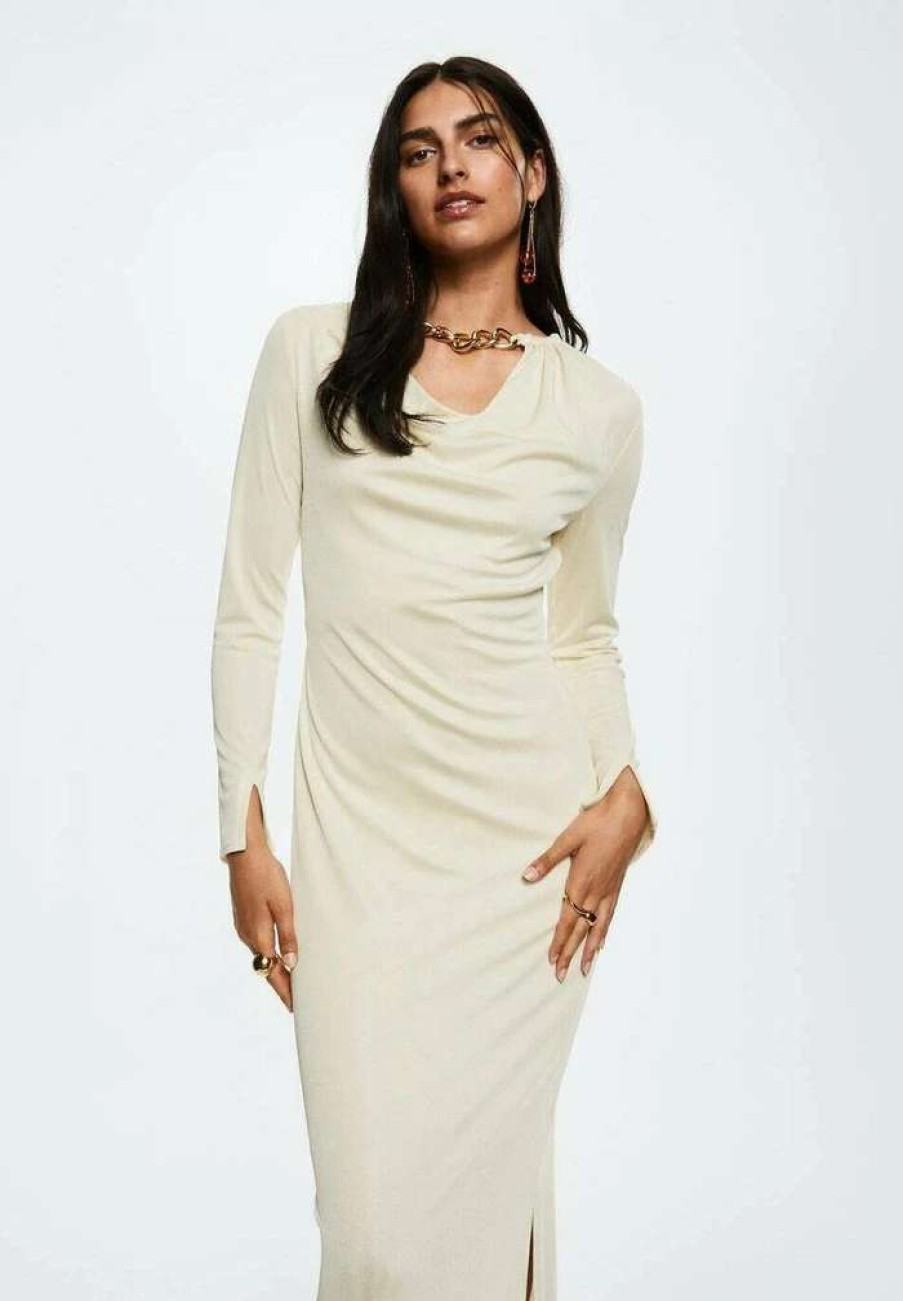 Clothing * | Mango Oro Occasion Wear Ecru