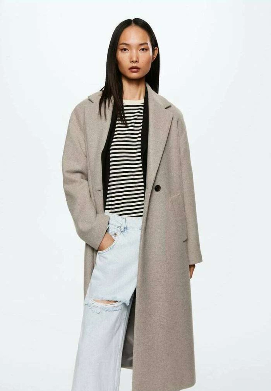 Clothing * | Mango Gauguin Classic Coat Middenbruin