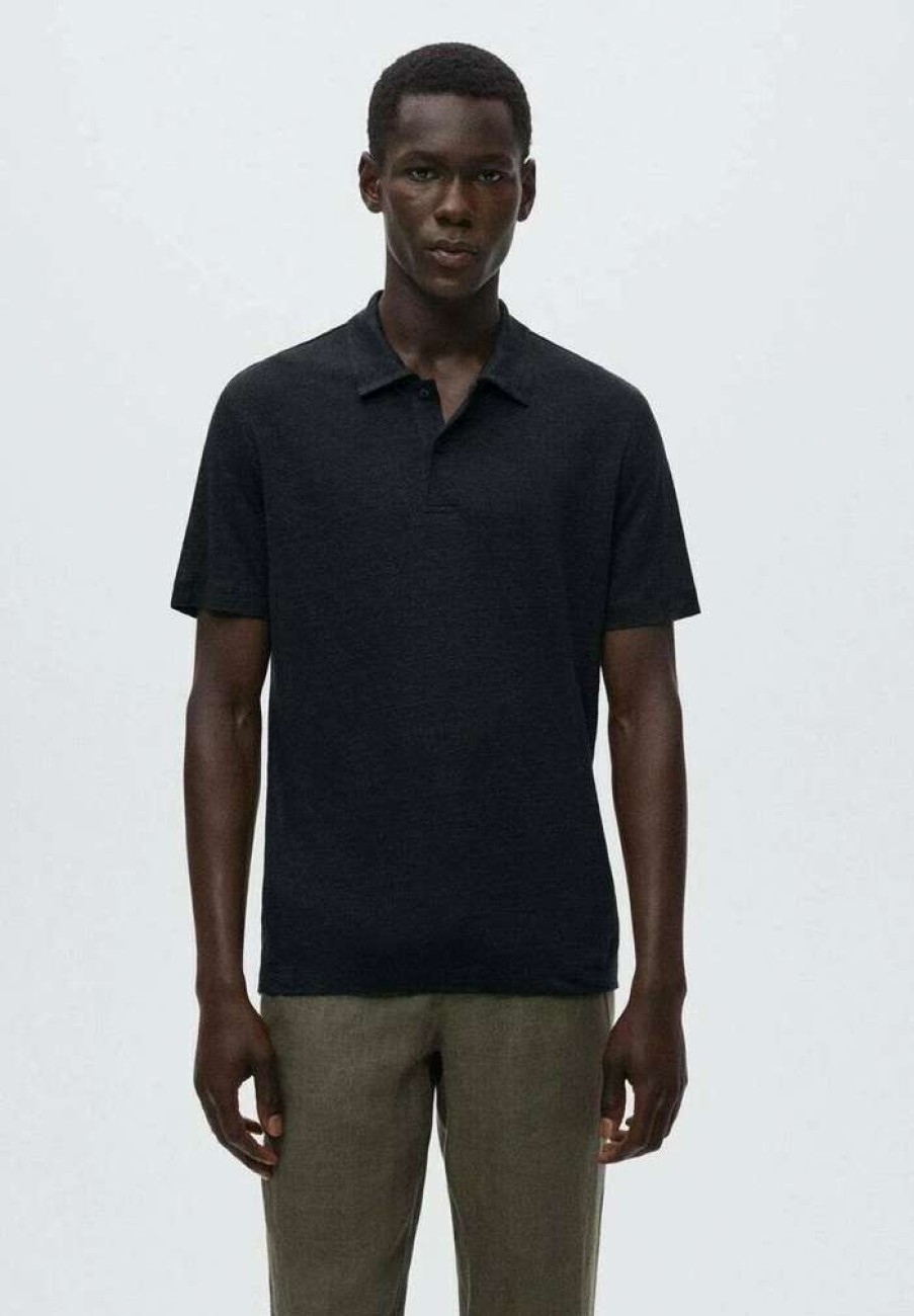 Clothing * | Mango Amberes Polo Shirt Czarny