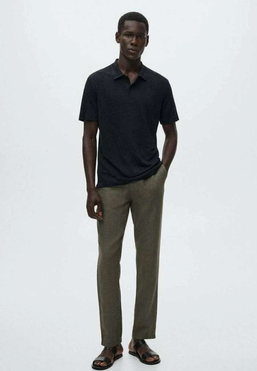 Clothing * | Mango Amberes Polo Shirt Czarny