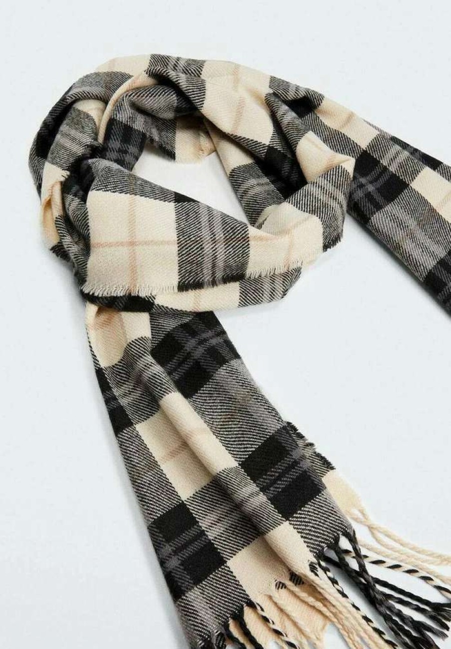 Accessoires * | Mango Bristol Scarf Open Beige