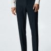 Clothing * | Mango Breda Suit Trousers Marineblau