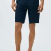 Clothing * | Mango Carp Shorts Bleu Marine Fonce