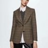 Clothing * | Mango Judy Blazer Brown