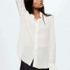 Clothing * | Mango Bruna Button-Down Blouse Benvit