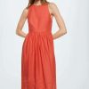 Clothing * | Mango Sunny Day Dress Rouge