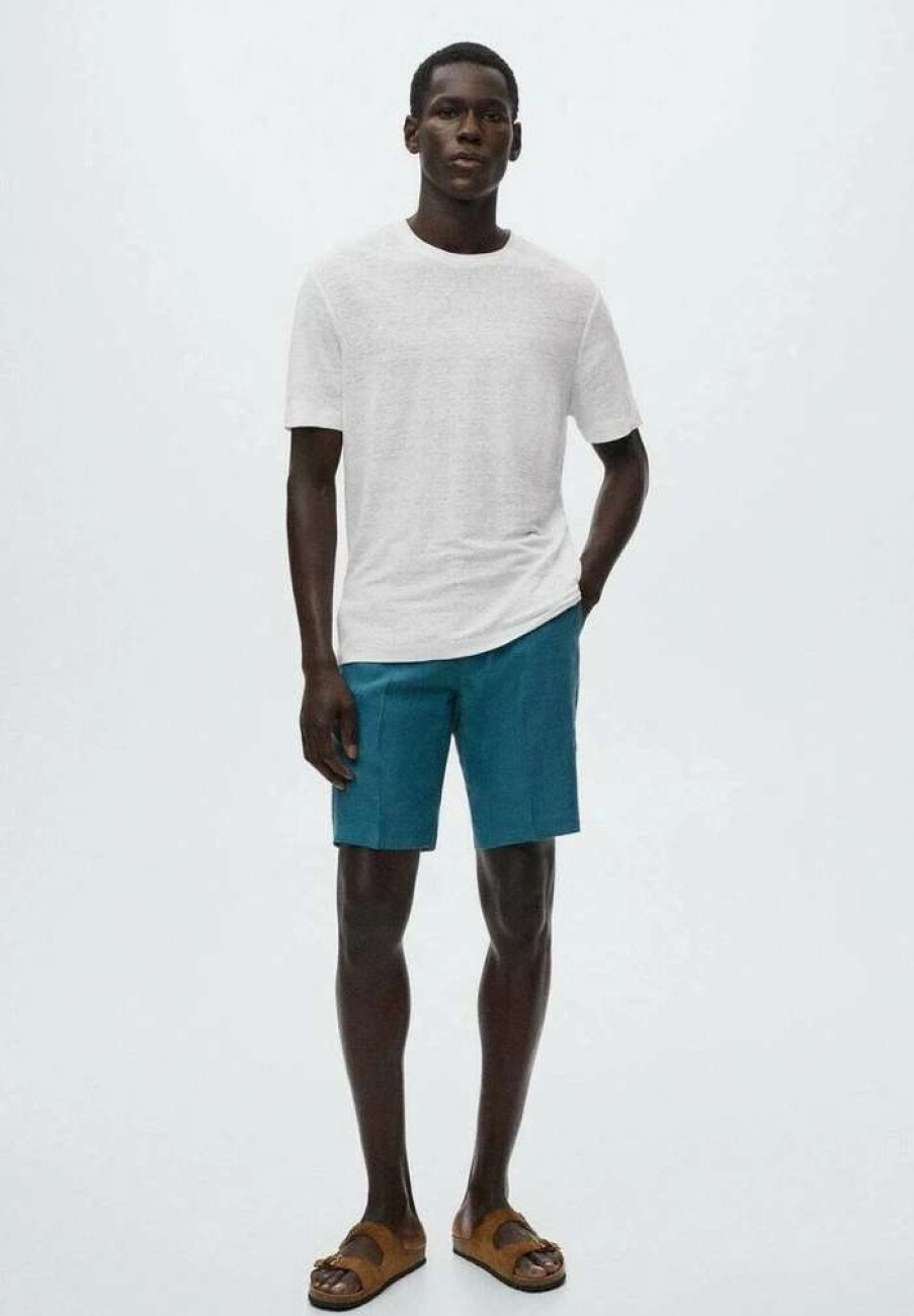 Clothing * | Mango Limanb Basic T-Shirt Hvid