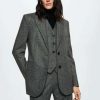 Clothing * | Mango Blake Blazer Grau