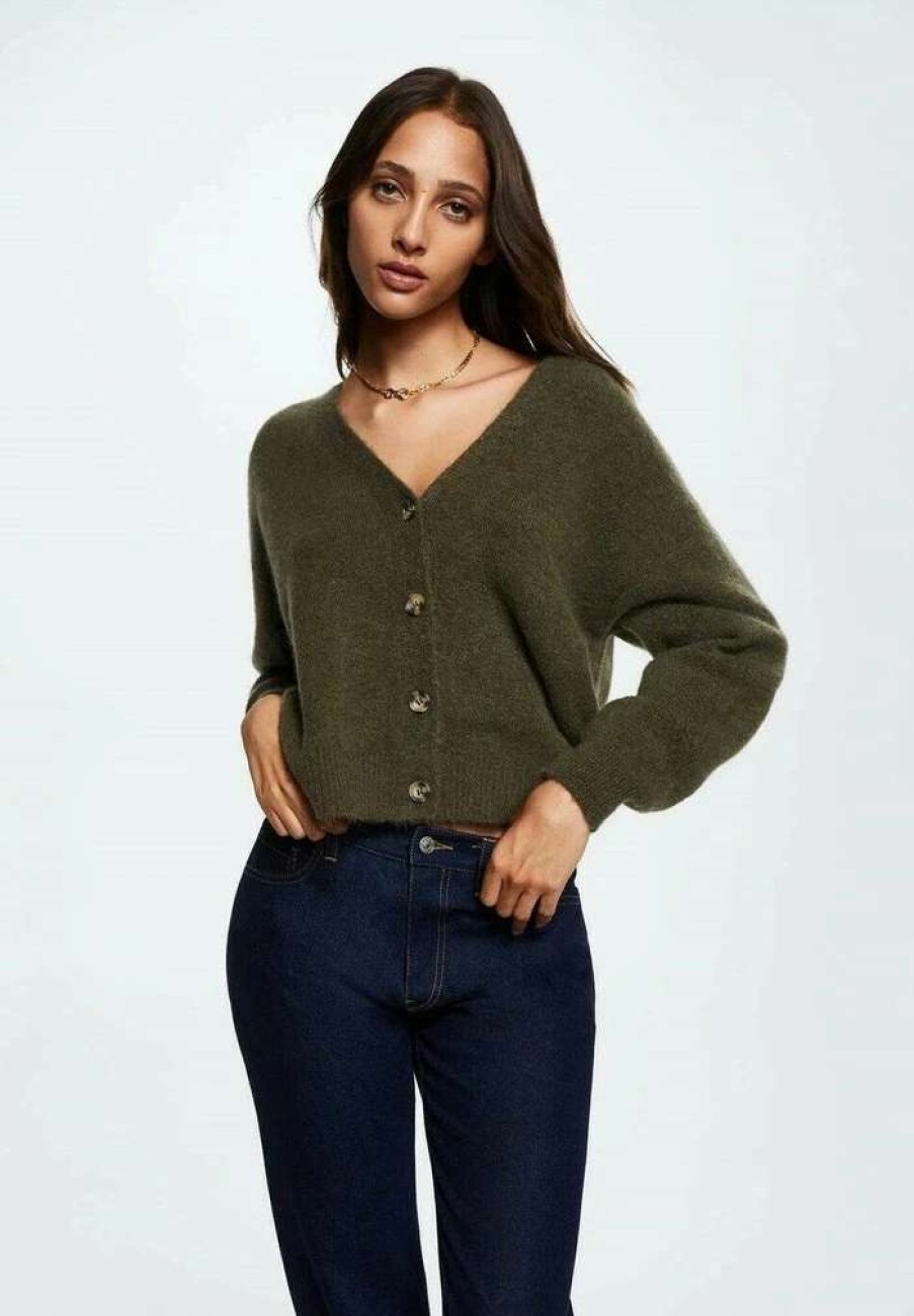 Clothing * | Mango Bonito Cardigan Khaki