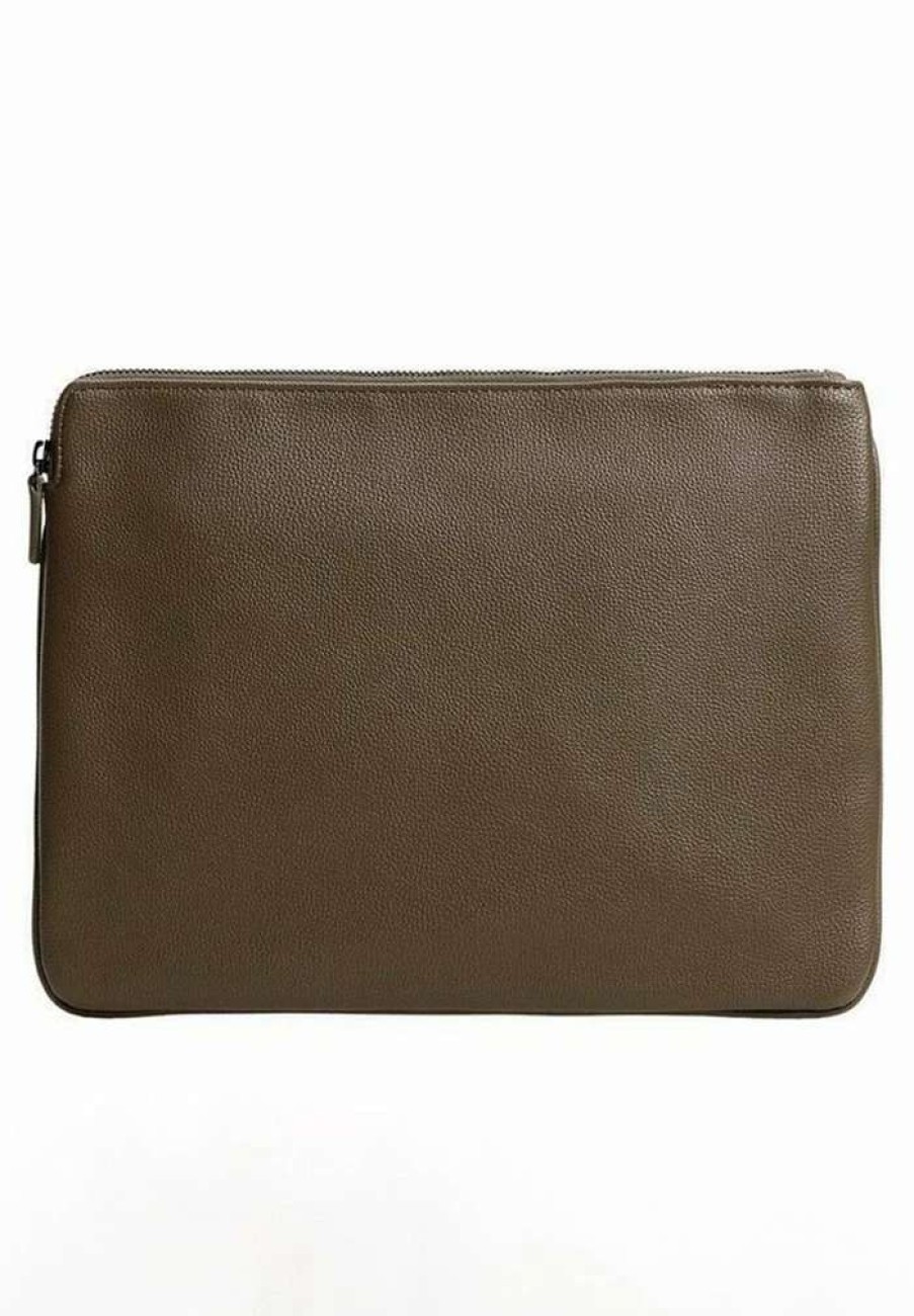 Accessoires * | Mango Holborn Laptop Bag Khaki