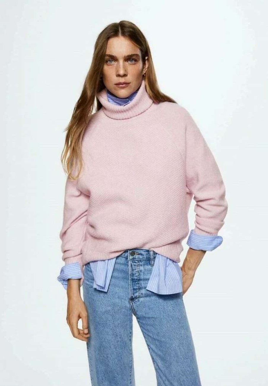 Clothing * | Mango Taldorac Jumper Pastelpink