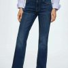 Clothing * | Mango Elle Bootcut Jeans Morkebla