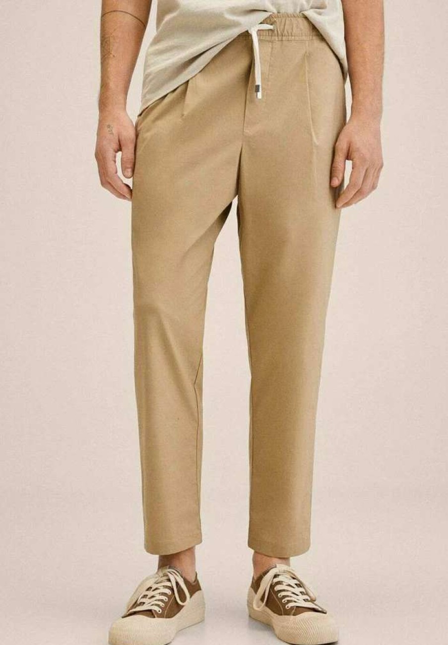 Clothing * | Mango Tiberio Trousers Beige