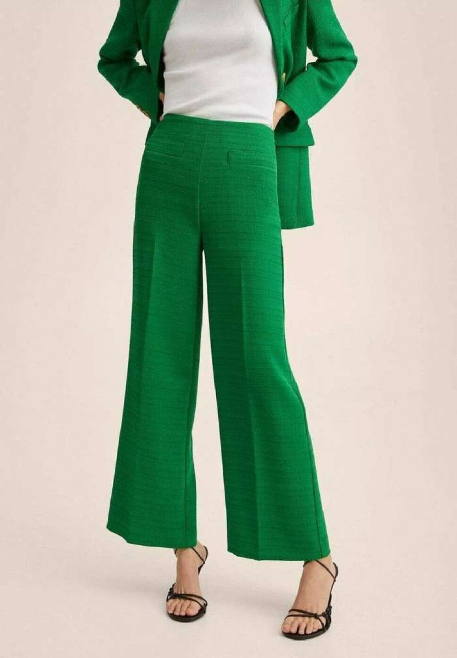 Clothing * | Mango Julia Trousers Zelena