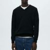 Clothing * | Mango Tenv Jumper Noir