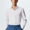 Clothing * | Mango Altea Formal Shirt Blanc