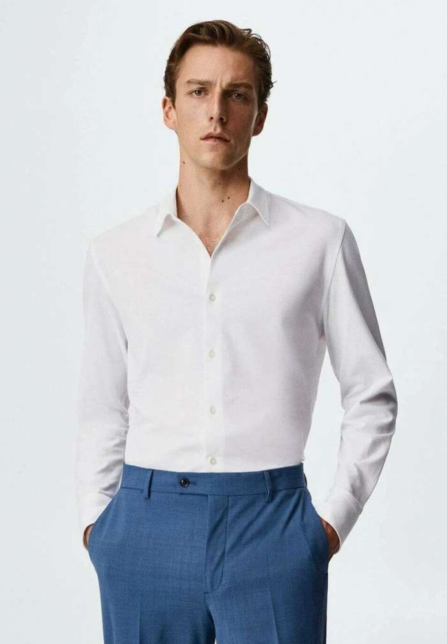 Clothing * | Mango Altea Formal Shirt Blanc