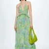 Clothing * | Mango Mimi Maxi Dress Vert