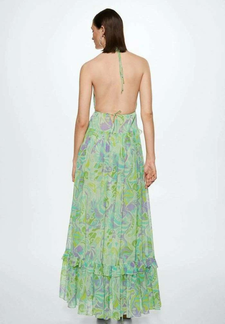 Clothing * | Mango Mimi Maxi Dress Vert