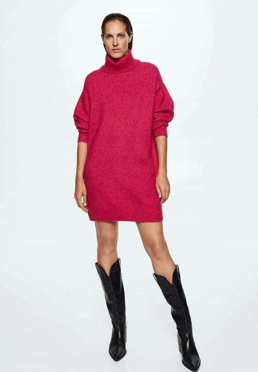 Clothing * | Mango Taldora Jumper Dress Fuchsia