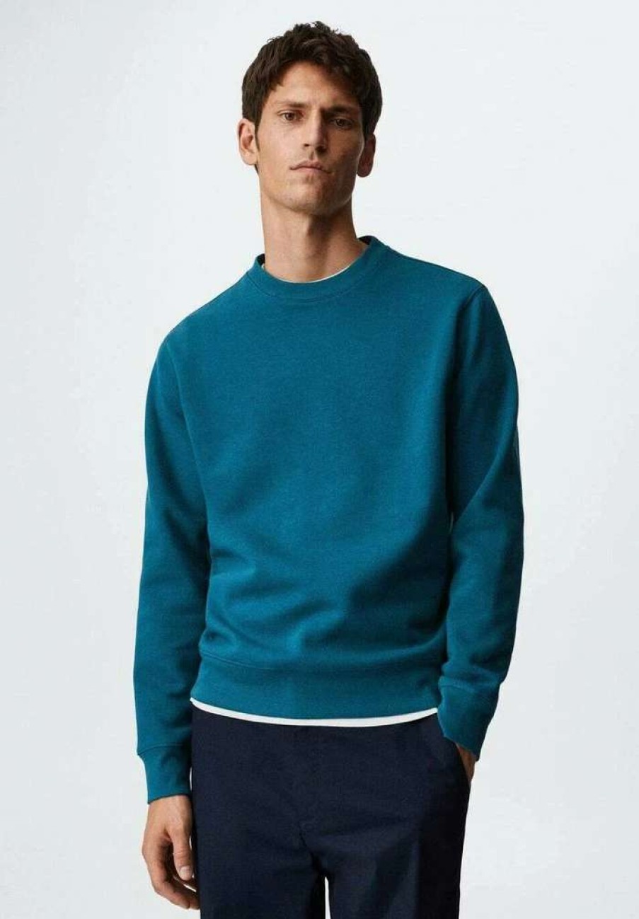 Clothing * | Mango Nola Sweatshirt Bleu