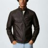 Clothing * | Mango Joseno Faux Leather Jacket Kognac