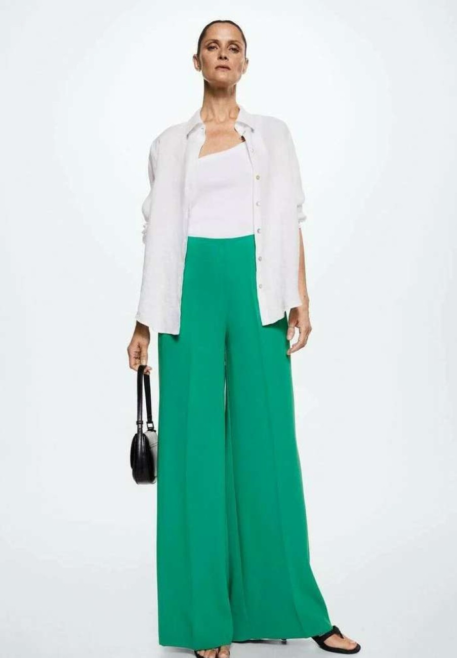 Clothing * | Mango Justo Trousers Grun