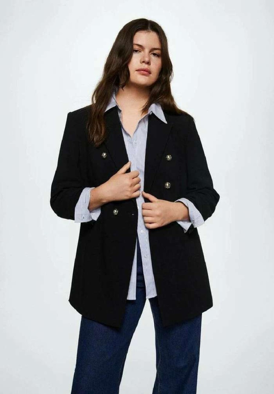 Clothing * | Mango Olivia Blazer Black