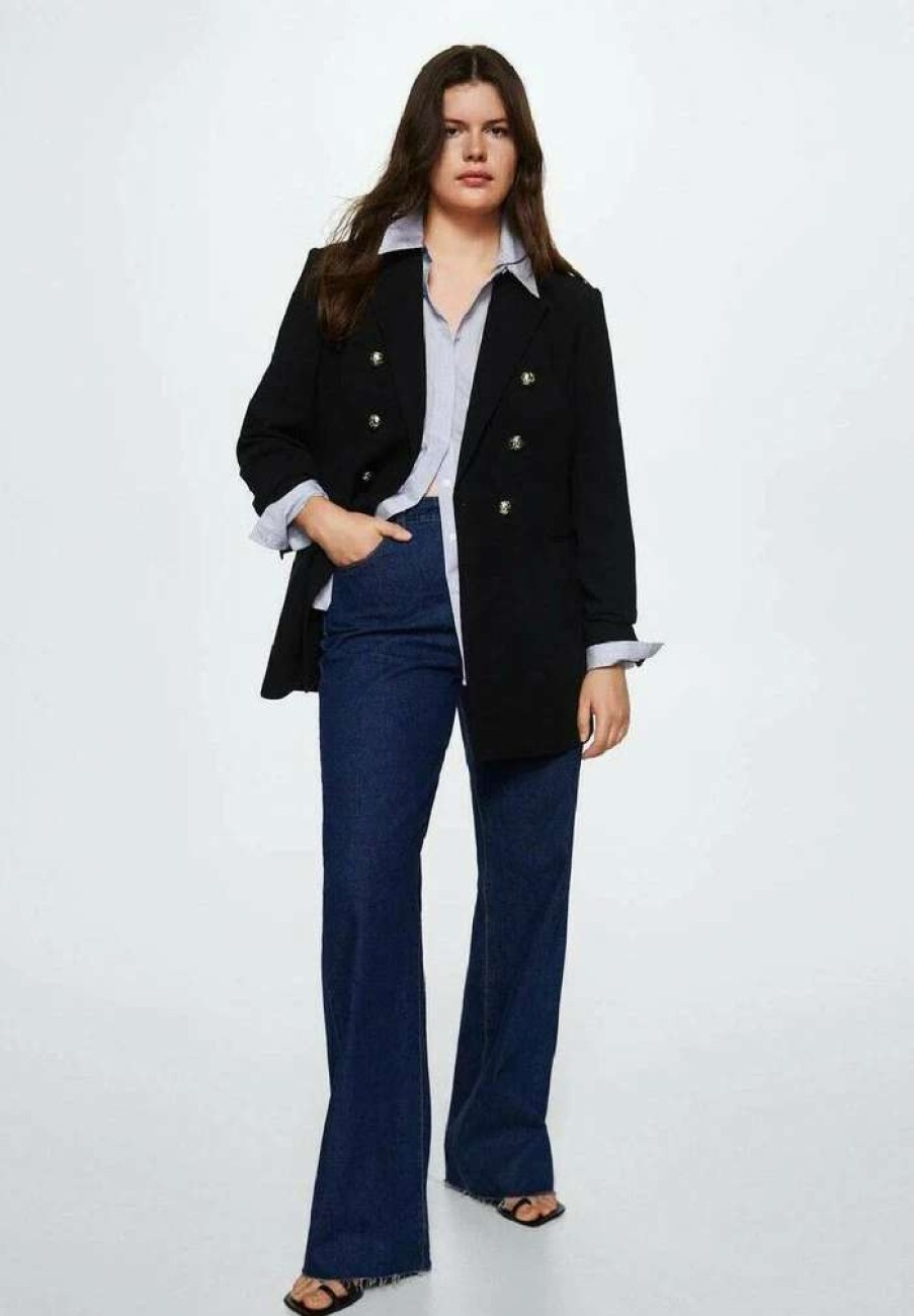 Clothing * | Mango Olivia Blazer Black