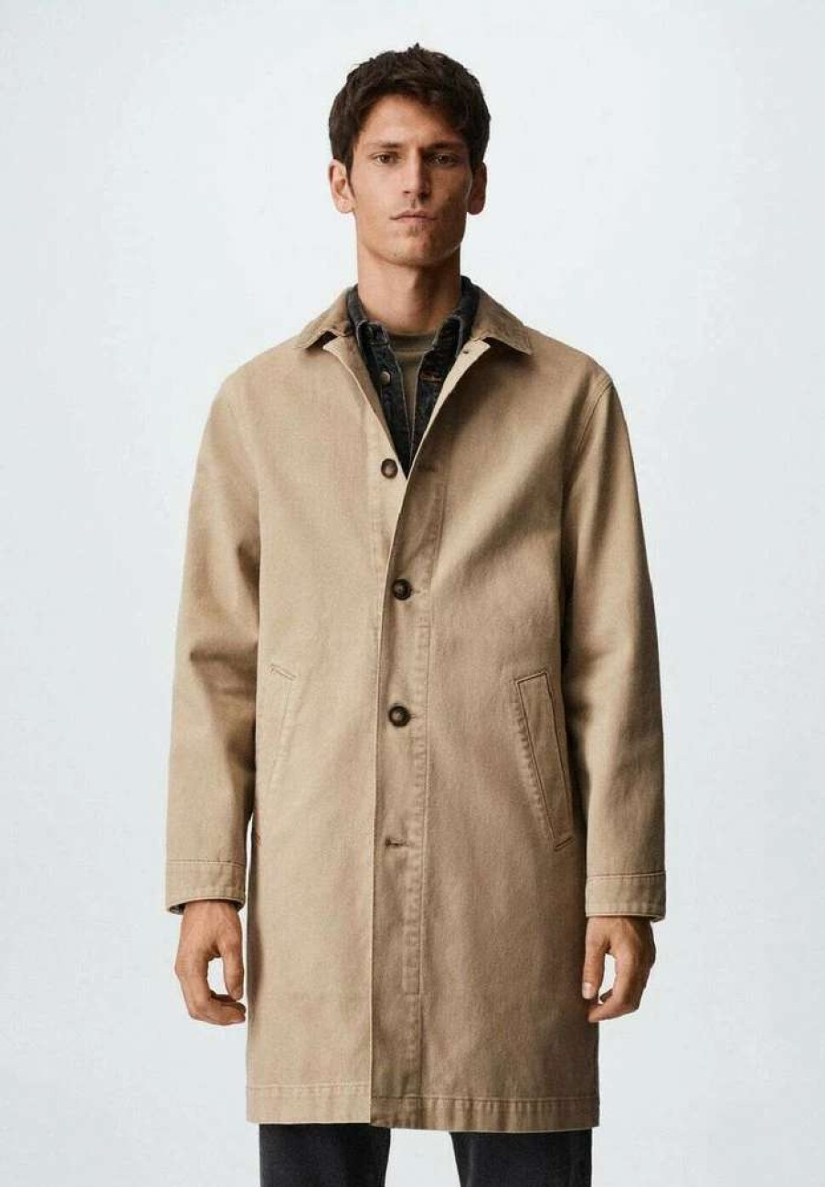 Clothing * | Mango Ethan Short Coat Beige