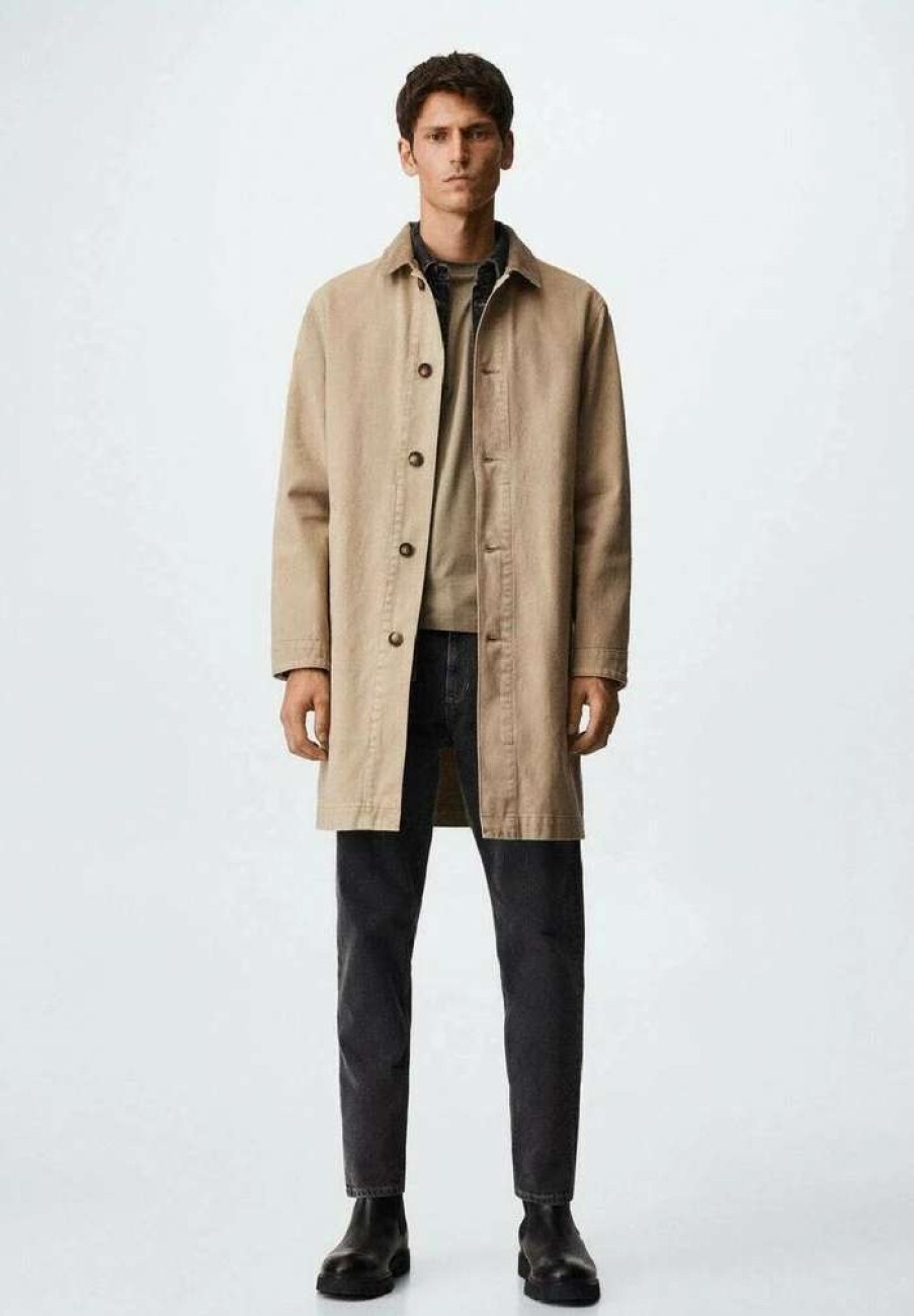 Clothing * | Mango Ethan Short Coat Beige