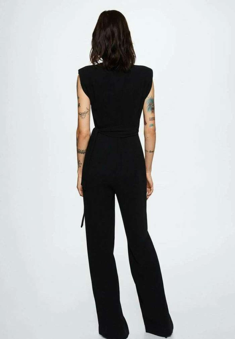 Clothing * | Mango Nala Jumpsuit Black