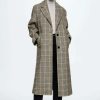 Clothing * | Mango Matamua Classic Coat Marron