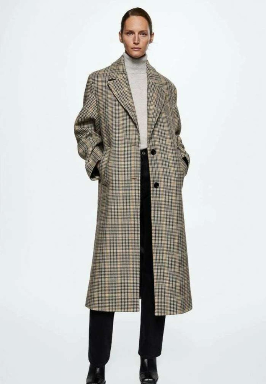 Clothing * | Mango Matamua Classic Coat Marron