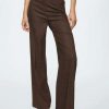 Clothing * | Mango Paula Trousers Marron