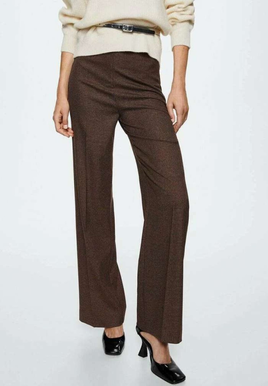 Clothing * | Mango Paula Trousers Marron