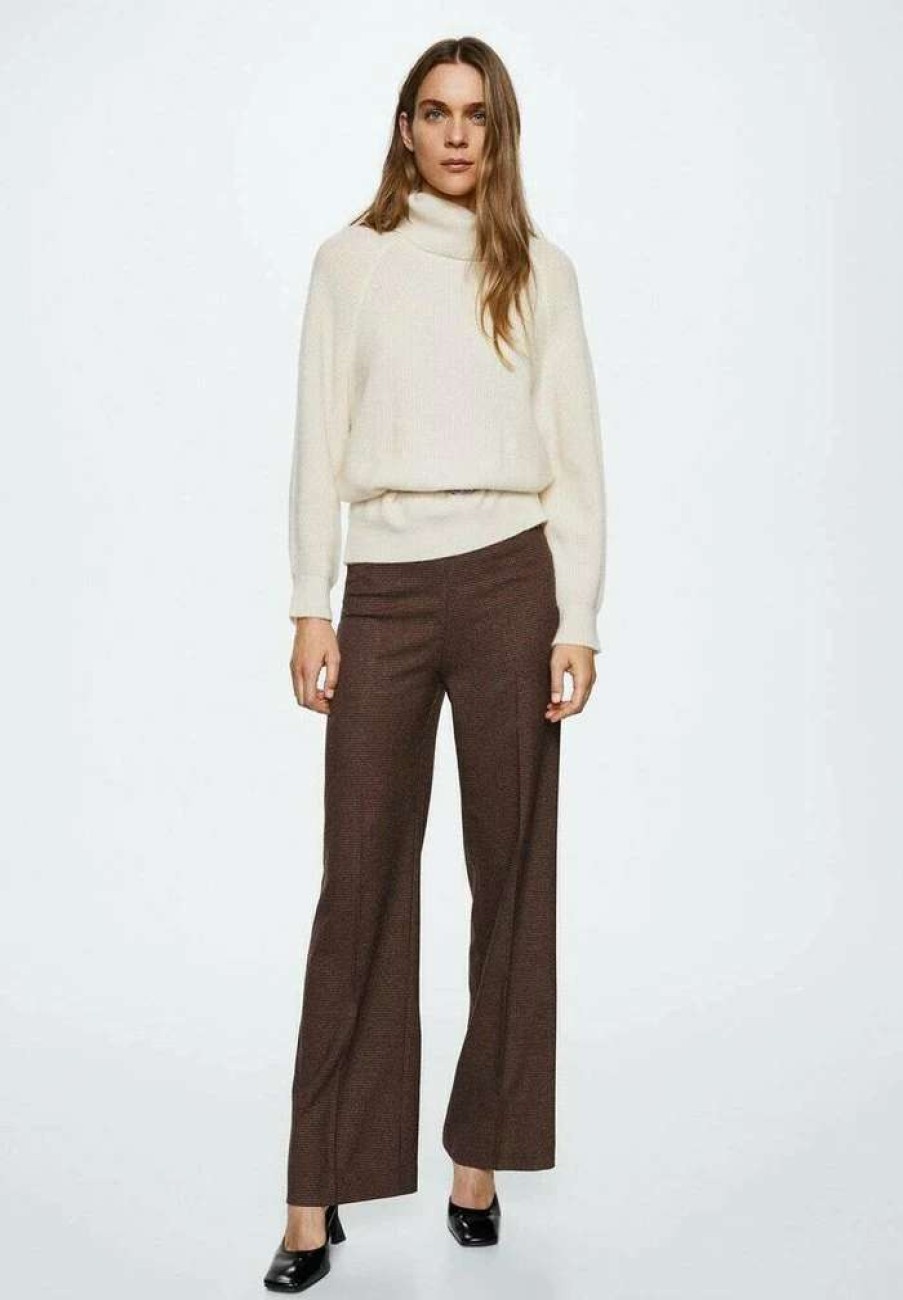 Clothing * | Mango Paula Trousers Marron