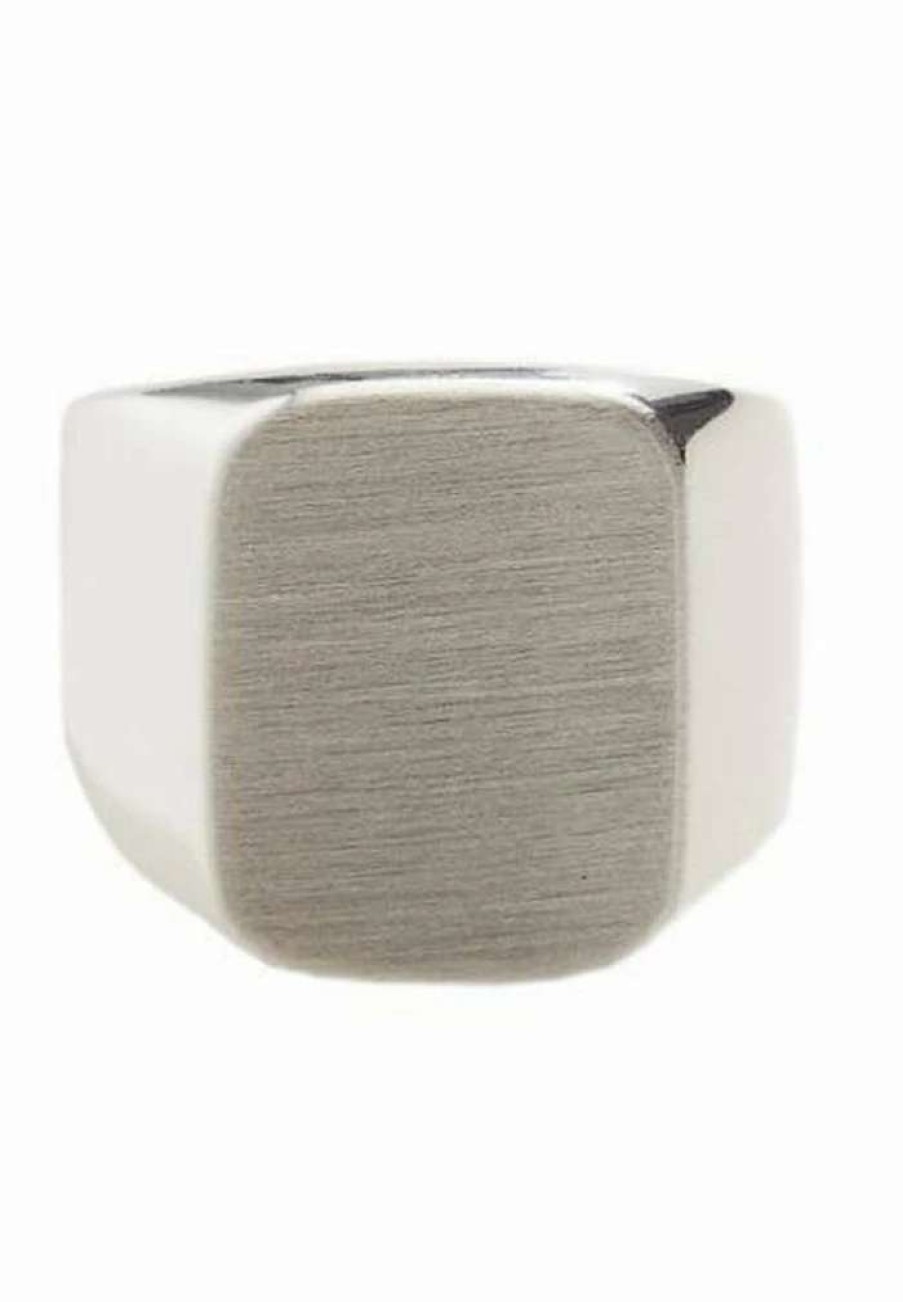 Accessoires * | Mango Plain Ring Argent