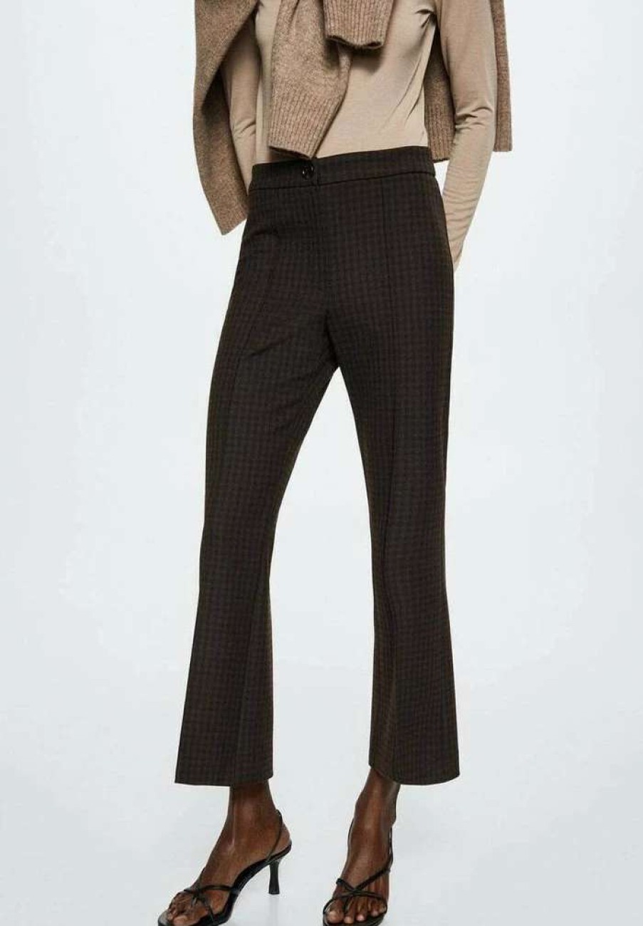 Clothing * | Mango Newkick Trousers Marron