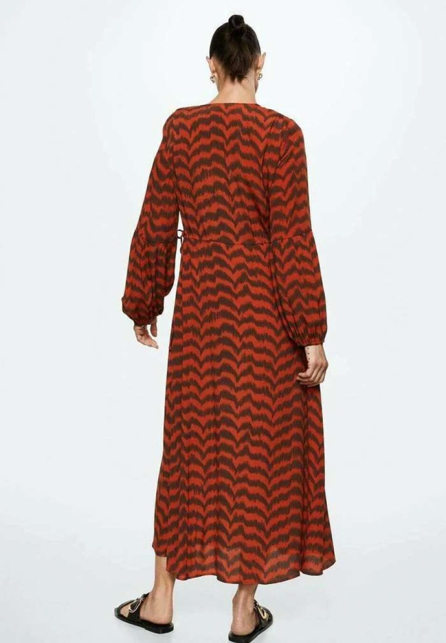 Clothing * | Mango Paris Day Dress Russet