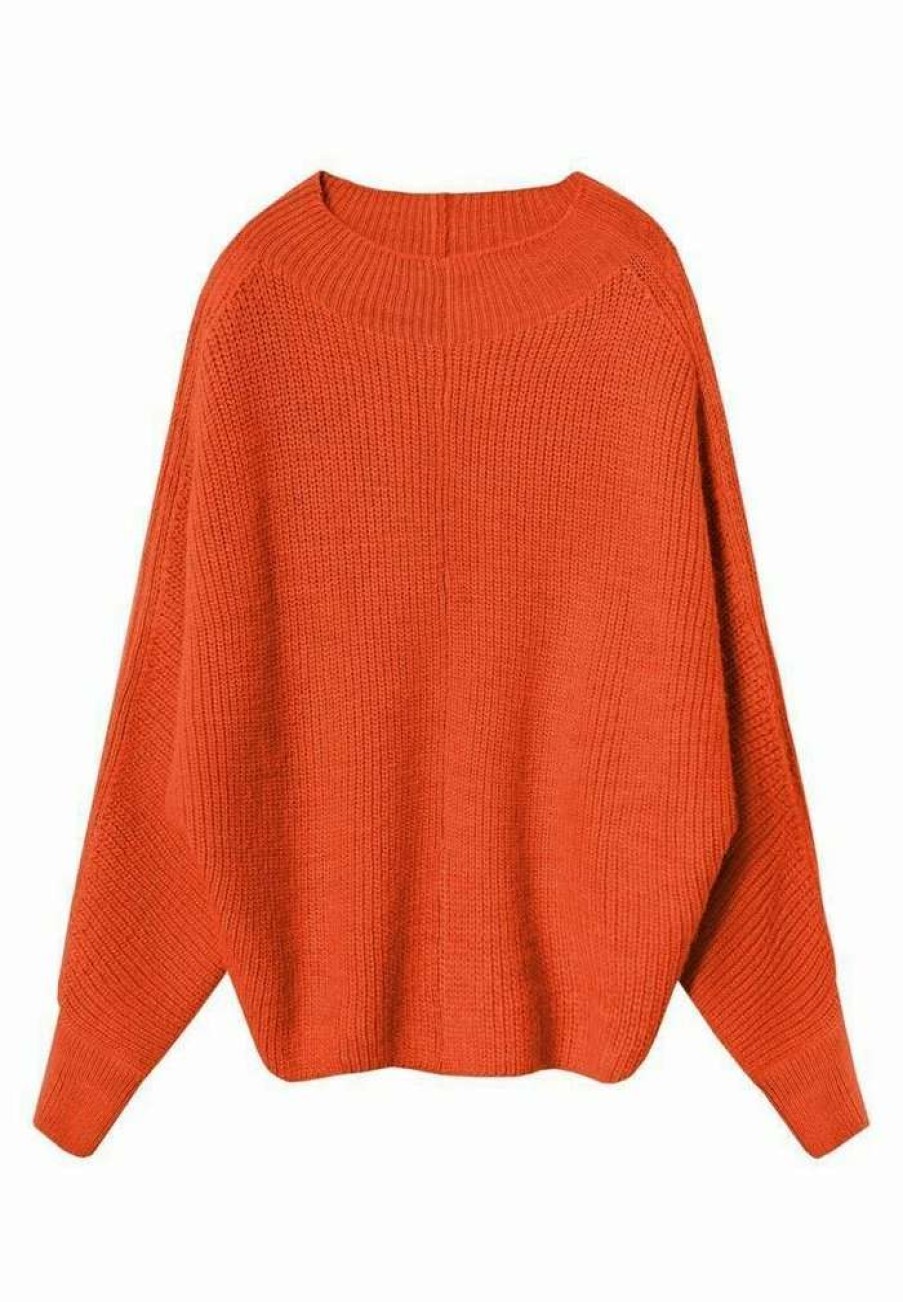 Clothing * | Mango Washin Jumper Oranje