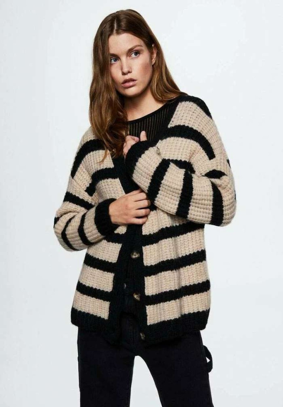 Clothing * | Mango Cardigan Sandfarben